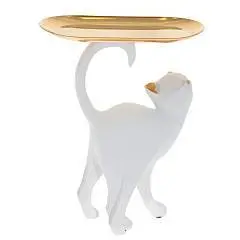 Фигурка декор"Кошка", L17 W7 H23 см, фото №1