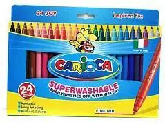 Фломастеры "CARIOCA" 24 цв., фото №1