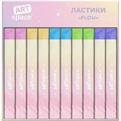 Ластик ArtSpace "Flow", 84*13*10мм, ПВХ, фото №1
