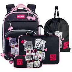 Ранец ACROSS 25-369-5, комплект: папка, мешок, пенал, брелок, фото №1