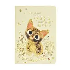 Блокнот А6 32л кл "Люби меня.Милый Котик", фото №1