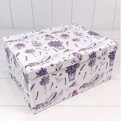 Коробка подарочная "Лаванда" прямоуг 22,5*15,8*9,5 см 10-4, фото №1