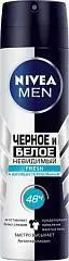 Део-спрей Nivea Men Черное и белое fresh 150мл, фото №1
