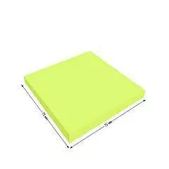 Бумага с клеевым краем Berlingo 76х76мм 80л зеленый неон, фото №1