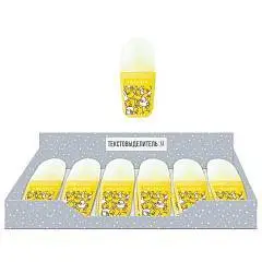 Тестовыделитель "Утки" желтый, с рисунком, фото №1