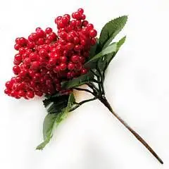 Ягоды на вставке, 13см, красный, фото №1