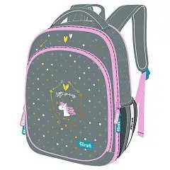 Ранец жесткокаркасный F-Light "Little princess" 36х27х15см, 2отд., фото №1