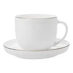 Чашка с блюдцем 0.3л "Кашемир Голд" без инд уп, фото №1