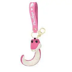 Игрушка мягкая MAXITOYS Змей Снейк Розовый 12см, фото №1