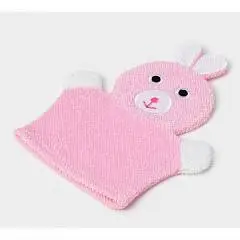 Мочалка-варежка детская Доляна «Зайка», 23см, фото №1