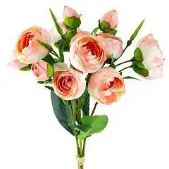 Букет ранункулюсов 43см персиковый, фото №1