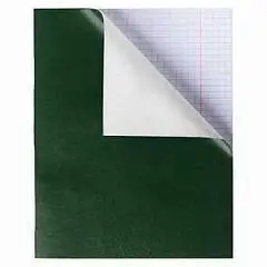 Тетрадь 96л КЛЕТКА "Бумвинил Темно-зеленый", фото №1