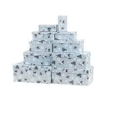 Коробка подарочная "Зима в лесу" 28,5*18,5*12 см 10-9, фото №1