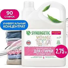 Гель для стирки универсальный Synergetic 2,75л, фото №1