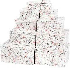 Коробка подарочная "Нежные цветы" 20 х 20 х 10 см 11-8, фото №1