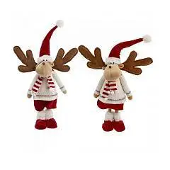 Игрушка набивная "Олень", L17 W13 H50 см, 2в., фото №1