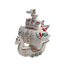 Кораблик, фарфор, фото №1