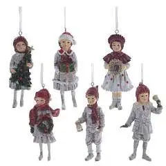 Украшение елочное "Девочка/Мальчик", L6 W4 H11,5 полирез, фото №1