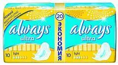 Прокладки гигиен Always Ultra Light 20шт, фото №1