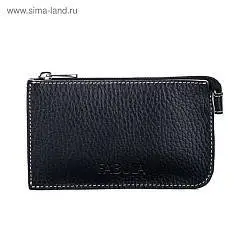 Ключница муж. Fabula нат. кожа, черный, фото №1
