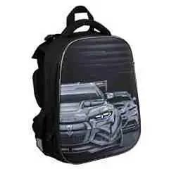 Ранец школьный Тачка 27*37*13см 2отд.с пласт ножками, фото №1