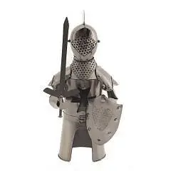 Подставка для бутылки "Рыцарь", L18 W13 H32 см, фото №1