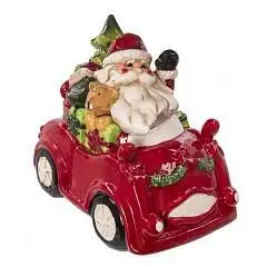 Конфетница "Санта", 29,5х18,5х24см, фото №1