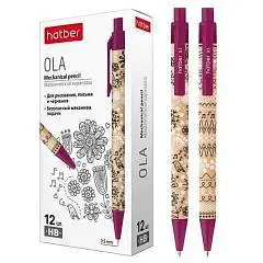 Карандаш механический Hatber Ola 0,5мм, ассорти, фото №1