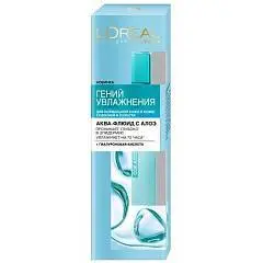 Аква-флюид д/лица L`Oreal Гений увлажнения д/норм/сух кожи 70мл, фото №1