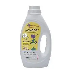 Экогель д/стирки WONDER LAB детск.вещей "Цветы хлопка" 1,4 л, фото №1