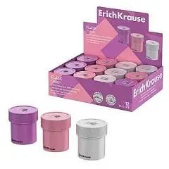 Точилка EK Flask, Candy, с контейнером, ассорти, фото №1
