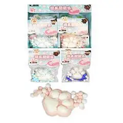 Антистресс сквиш-мялка шерст Лапка котика с шариками 7см в асс, фото №1