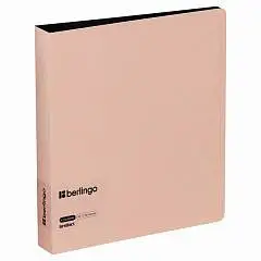 Папка на 4-кольцах "Instinct" А5, 35мм, с внутр.карман, фламинго, фото №1