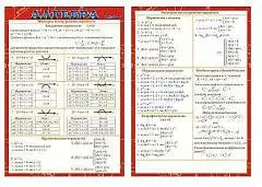 Карточка-шпаргалка "Алгебра  часть4", фото №1
