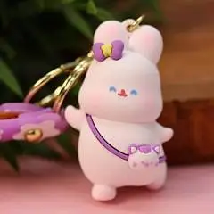 Брелок Bunny's journey purple 10,5*2см, фото №1