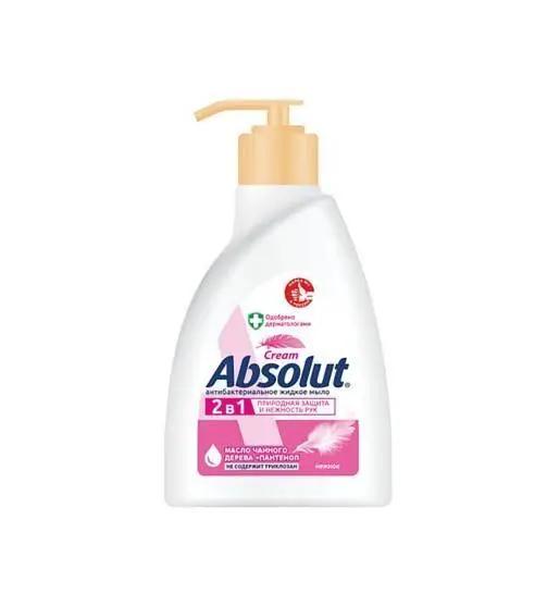Жидкое мыло Absolut CLASSIC Нежное 2в1 антибакт 250мл, фото №1
