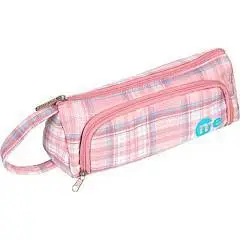 Пенал "Я бежевый" 210x85x85мм полиэстер на молнии+ внеш.карм беж, фото №1