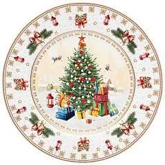 Тарелка закусочная Lefard "Елка" 21см, фото №1