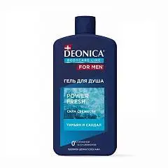 Гель д/душа Deonica For Men Power Fresh, 750мл, фото №1
