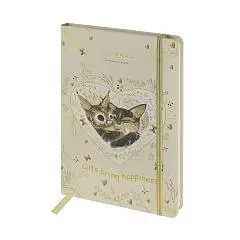Записная книжка А5 100л лин "Люби меня"  на резинке, фото №1