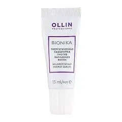 Сывортка Ollin BioNika Против выпадения волос 15мл 1шт, фото №1