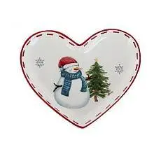 Блюдо "Веселый Новый год" L19,5 W16 H2,5 см, фото №1