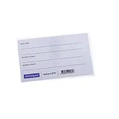 Бейдж гориз прозрачный клипса/булавка OfficeSpace 57*90мм, фото №1