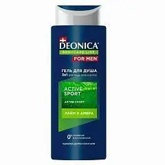 Гель д/душа Deonica For Men Active Sport, 750мл, фото №1