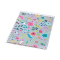 Папка-уголок "Flowers" А4, 22x31 см, 3 отд., фото №1