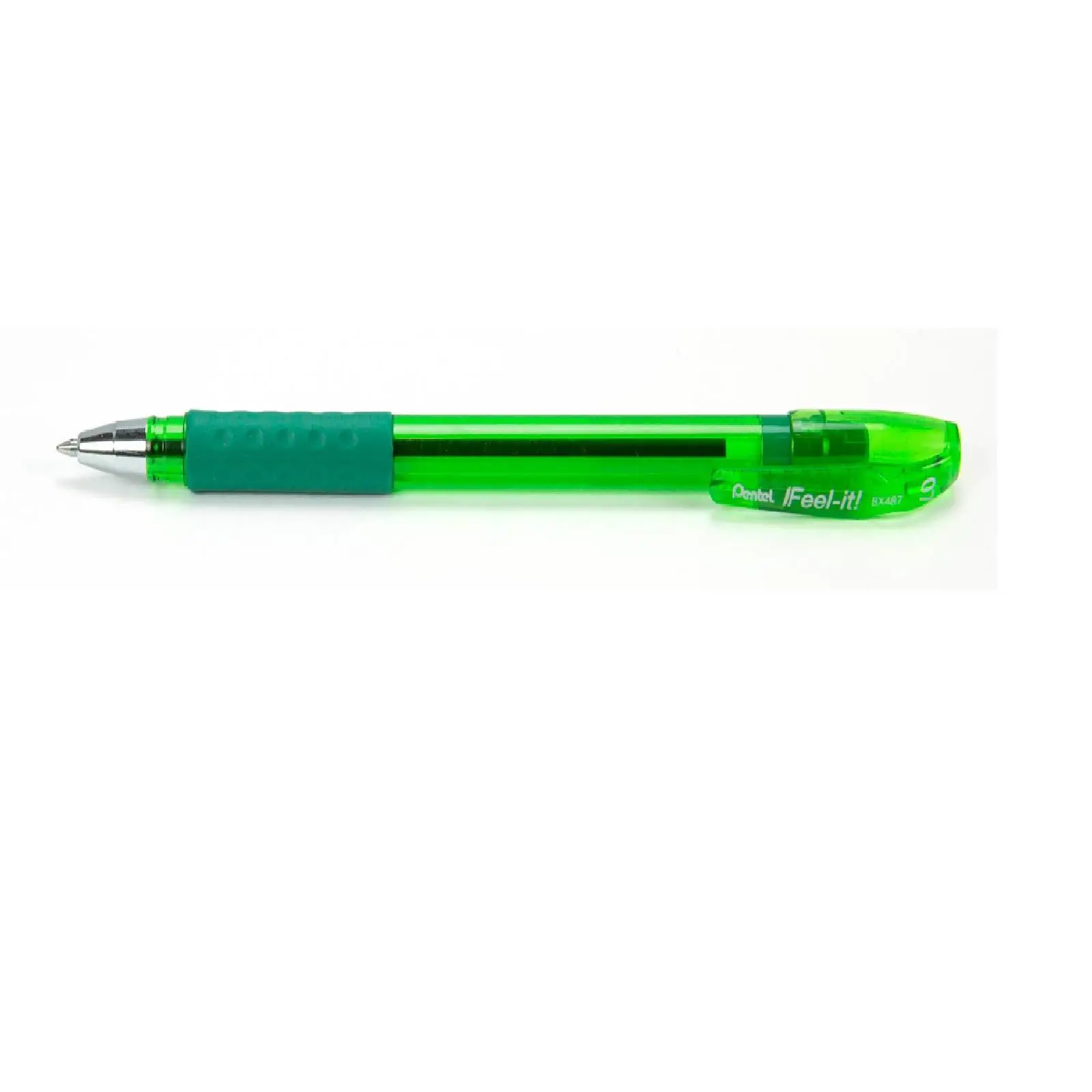 Ручка шариковая Pentel "Feel it!" 0,7мм, зеленый, фото №1