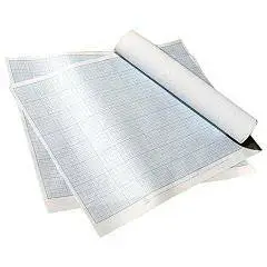 Бумага масштабно-координатная 400х600мм, синяя, 1шт., фото №1