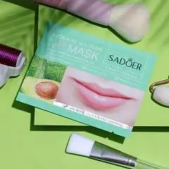 Патч д/губ гидрогел SADOER с авокадо, фото №1
