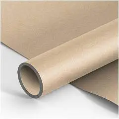 Бумага упаковочная крафт в рулоне 70*100см, фото №1