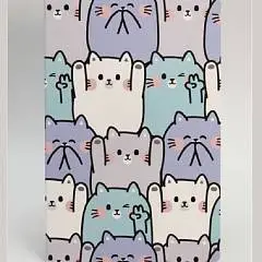 Блокнот А5 "Many cat", blue (14.5*21), фото №1